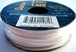 2mm Satin Rattail Cord, White, 10 yd roll