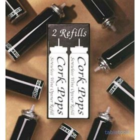 More Cork Pops III Corkscrew Replacement Cartridges -Set of 2