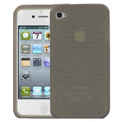 Logotrans Design Series Silikon Schutzh&uuml;lle f&uuml;r Apple iPhone 4 grau Preisvergleich