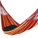 As seen in Life & Style Magazine!! Deluxe Mayan Hammock Multi Red-Orange-Yellow Stripe