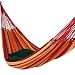 As seen in Life & Style Magazine!! Deluxe Mayan Hammock Multi Red-Orange-Yellow Stripe