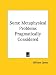 Book Some Metaphysical Problems Pragmatically Considered