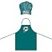 Miami Dolphins NFL Barbeque Apron and Chef's Hat