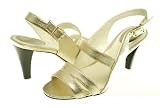 Calvin Klein Vail Tumbled Metalic Kid Slingback Sandal