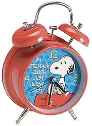 Peanuts SNOOPY Twin Bell Alarm Clock New Gift