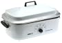 Nesco 4808-1498-30 18-Quart Roaster Oven with Non-Stick Cookwell and 4-Piece Buffet Set, White