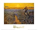 Seminatore Col Sole Che Tramonta - Artist: Vincent Van Gogh - Image Size: 24.71 by 17.00 inches - stretched USA orders only