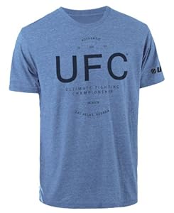 UFC Men's Authentic Tee, Royal Heather, X-Large