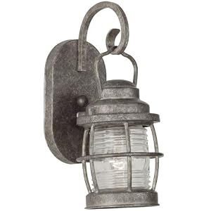 Kenroy Home 90951FL Beacon Small Wall Lantern, Flint by Kenroy Home
