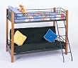 Metal and Wood Twin/ Futon Bunk Bed By Coaster Furniture