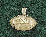 Anderson Jewelry Duke Blue Devils Football Gold Charm