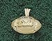 Anderson Jewelry Duke Blue Devils Football Gold Charm