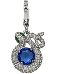 Authentic Juicy Couture - 2013 Year of the Snake - Chinese Zodiac - Pave Rhinestones - Silver Plated Charm