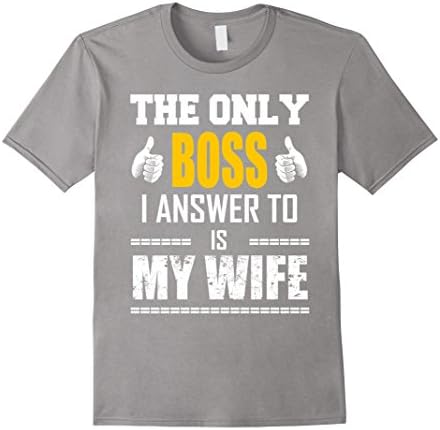Men's I Love My Wife Tshirt 3XL Slate
