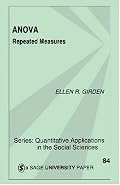 ANOVA: Repeated Measures (Quantitative Applications in the Social Sciences)
