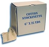`Stockinette 10 X 25 Yards Ideal for under a cast * Soft knitted cotton * Features a dispensing bo