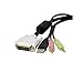 StarTech.com 10 ft / 3m 4-in-1 USB Dual Link DVI-D KVM Switch Cable w/Audio & Microphone (DVID4N1USB10)