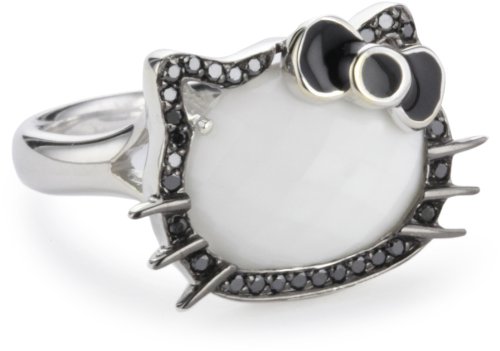Hello Kitty by Simmons Jewelry Co. Silhouette Silver And Gold Ring, Size 7