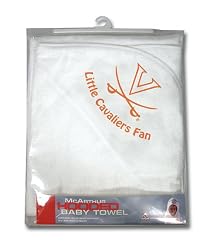 Virginia Cavaliers Hooded Baby Towel (White)