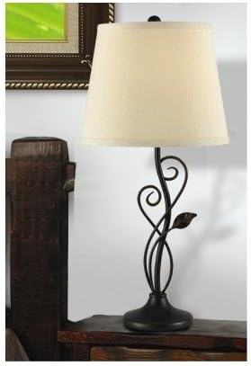 Cirrus Bronze Table Lamp Adds Accentual Curves and Lines to Any Room's Design.