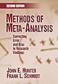 Methods of Meta-Analysis: Correcting Error and Bias in Research Findings