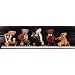 Bears on Piano (Playing Musical Instruments) Art Poster Print - 12" X 36"