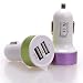 FONTUS™ 2.1A Universal 2 Port USB Car Charger Power Adapter with USB port for Smartphone & Tablet - Multi Color RS.199.00