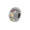 Zable(tm) Sterling Silver Multicolor Crystals Bead / Charm