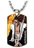 Zaraki Kenpachi Bleach Color Dogtag Necklace w/Chain and Giftbox