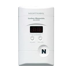 Kidde KN-COPP-3 Nighthawk Plug-In Carbon Monoxide Alarm with Battery Backup and Digital Display