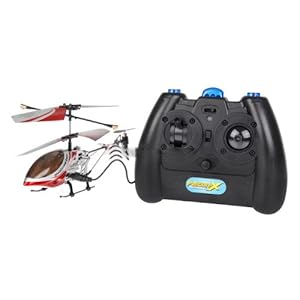 3 Channel Mini Falcon X RC Electric Indoor Co-Axial Helicopter w/ LED Lights Full Metal Body Frame & Built-in Gyroscope NEW!