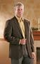 Oscar De La Renta Elbow Patch Sportcoat Brown