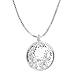 Sterling Silver "Perhaps They Are Not Stars In The Sky But Rather Openings Where Our Loved Ones Shine Down To Let Us Know They Are Happy" Reversible Pendant, 18" Sterling Silver "Perhaps They Are Not Stars In The Sky But Rather Openings Where Our Loved Ones Shine Down To Let Us Know They Are Happy" Reversible Pendant, 18"