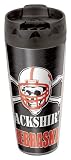 NCAA Nebraska Cornhuskers Blackshirts 16-Ounce Travel Mug