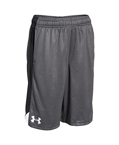 Under Armour Boys' UA Eliminator Printed Shorts MD (10-12 Big Kids) X One Size Graphite