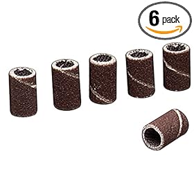 Dremel 438 1/4" 120 Grit Sanding Bands 6 Pack