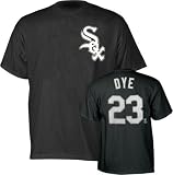 Men`s Chicago White Sox #23 Jermaine Dye Name and Number Tshirt
