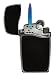 Zippo Blu Ebony Black Lighter