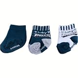 Philadelphia Eagles 3-Pack Baby Eagles Infant Bootie Socks