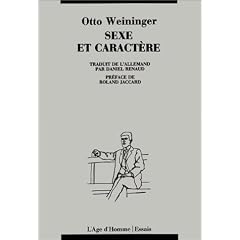 Sexe et Caract�re
