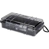 Black Micro Case with Clear Lid and Carabineer