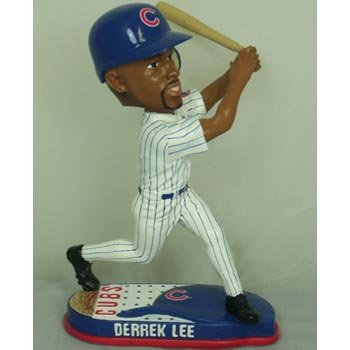 Derrek Lee Chicago Cubs MLB Helmet Base Bobblehead (Quantity of 1)