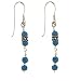 Sterling Silver Turquoise Dangle Earrings