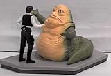Star Wars Classic Collectors Series Jabba the Hutt and Han Solo Vinyl FiguresIMAGE