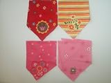 Bandana Bibs 4 Pack for Girls