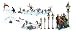 Lampposts, Carolers & Winter Fun Props 21in.-50in. (9/pkg) Pkg/1