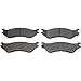 Wagner Brake ThermoQuiet MX702 Semi-Metallic Disc Brake Pad Set