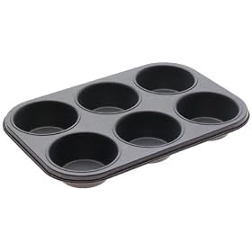Chicago Metallic Gourmetware Nonstick 6-Cup Muffin Pan by SilverStone