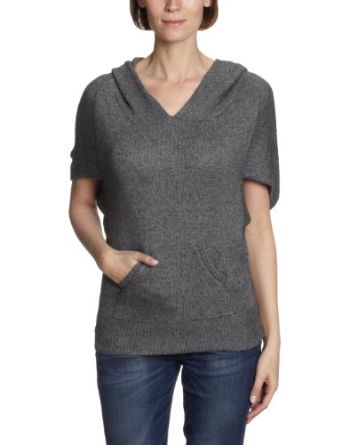 NafNaf Damen Pullover U2, Gr. 42 (XL), Grau (0459 gris chine) Preisvergleich
