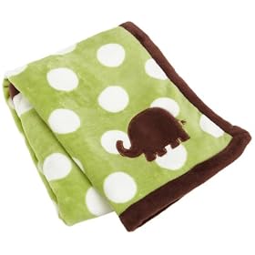 Carters Snuggle Me Boa Blanket, GreenCarters Snuggle Me Boa Blanket